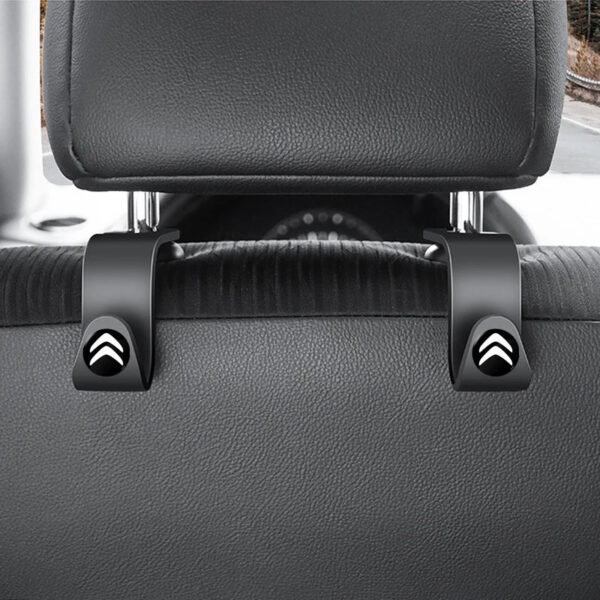 Car Seat Headrest Hook Seat Organizer Hanger Auto Accessories For Citroen C1 C2 C3 C4 C5 C6 C8 C4L DS3 DS4 DS5 LS DS6 Picasso - Image 2