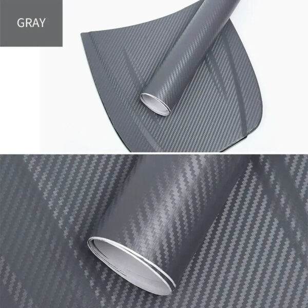 30x127cm Car 3D Carbon Fiber Roll Film Stickers DIY Vinyl Film Auto Interior Styling Carbon Fiber Decorative Decals - Image 12