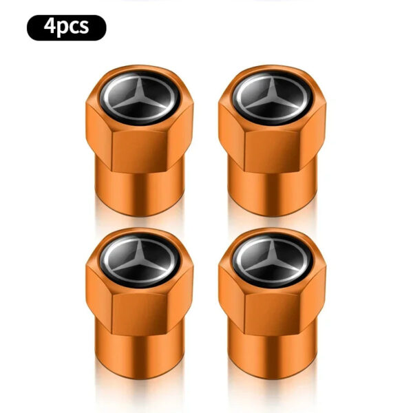 4pcs Car Wheel Tire Valve Caps Stem Case With Logo Auto Styling for Mercedes Benz W211 W204 W210 W203 CLA GLA Auto Accessories - Image 12