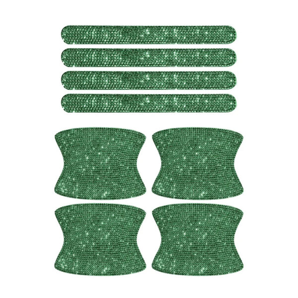 8Pcs Bling Crystal Diamond Rhinestone Car Door Handle Decoration Sticker Auto Handle Door Bowl Anti-scratch Protector Sticker - Image 8