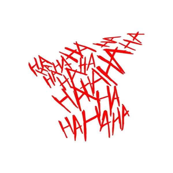 Car Motorcycle Sticker HAHAHA Joker Motorcycle Helmet Stickers Car Reflective Moto Auto Funny Helmet Decal Vinyl Styling Decor - Image 9