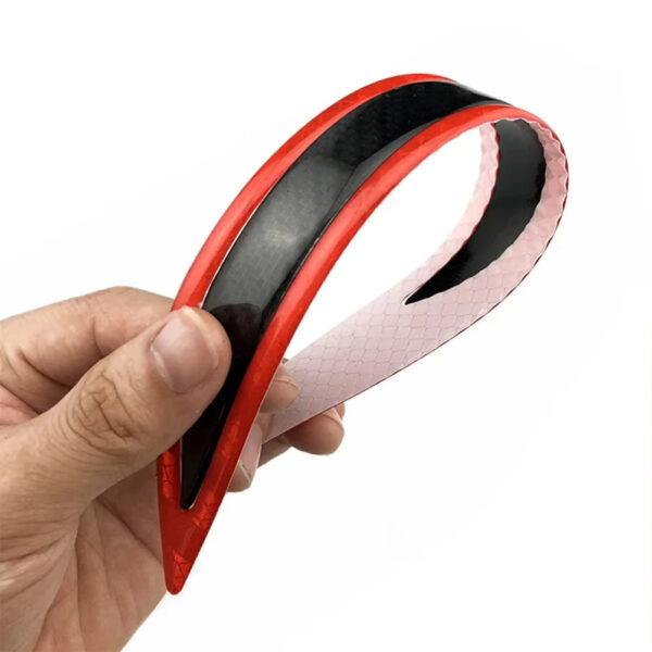 2Pcs Universal Carbon fiber Car Sticker Bumper Protector Reflective Strips Truck Auto Motorcycle Anti-Scratch Warning Stickers - Image 11