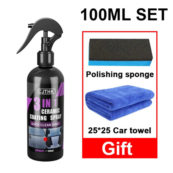 Car Ceramic Nano Coating Liquid Coatin Nano Crystal Hydrophobic Layer Anti-Scratches Car Wax Coating Car Polishing Coating - Image 8