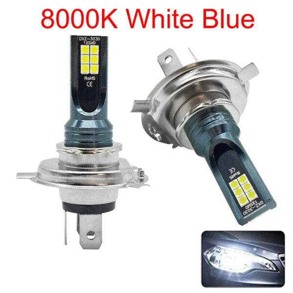 2Pcs H4 H7 LED Headlight H11 H8 H9 H10 H1 H3 Car Fog Light Bulbs 9005 9006 Auto Driving Running Lamps 12000LM 80W 12V - Image 7
