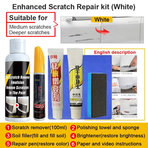 Car Scratch Remover Paint Care Tools Auto Swirl Remover Scratches Repair Polishing Auto Body Grinding Compound Anti Scratch Wax - Image 11