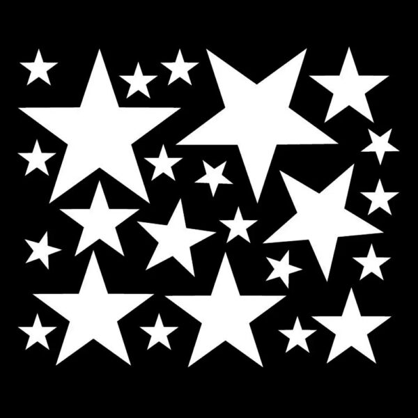 24pcs Galaxy Car Vinyl Stickers - Waterproof Star Decals for Bumper/Windows, Scratch Resistant Auto Decor - Image 6