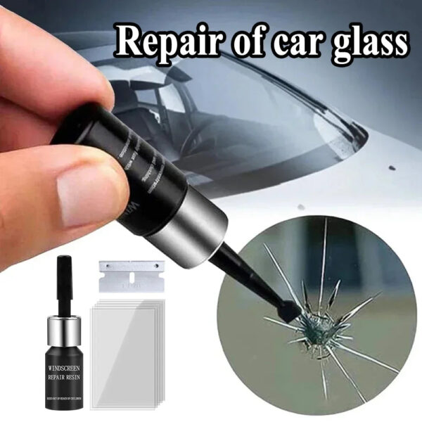 Car window crack repair kit, scratch removal, car, truck, motorcycles, broken repair, windshield, crack recovery kit - Image 2