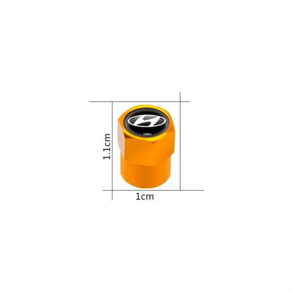 4Pcs Car Styling Wheel Stem Air Tire Valve Tyre Caps Emblem Cover For HYUNDAI ELANTRA GETZ CRETA I30 IX25 IX35 Auto Accessories - Image 3