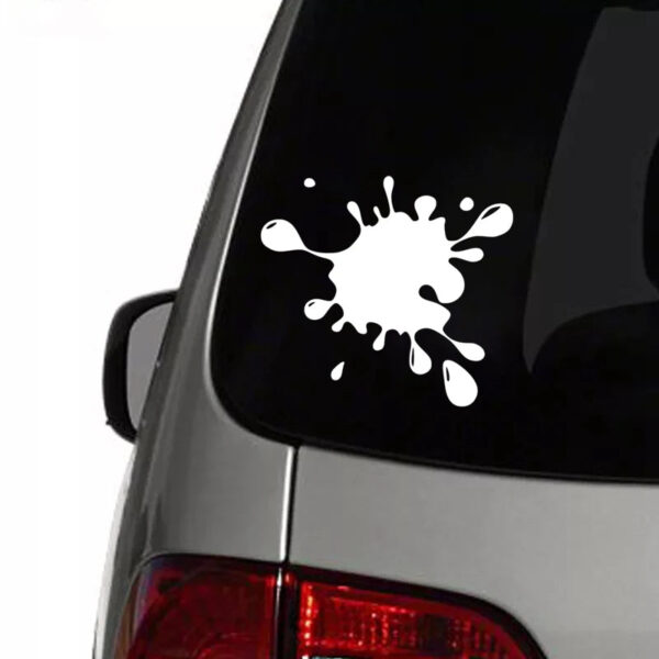 15*13.8cm Blot 3 funny car sticker vinyl decal white/black car auto stickers for car bumper window car decorations - Image 4
