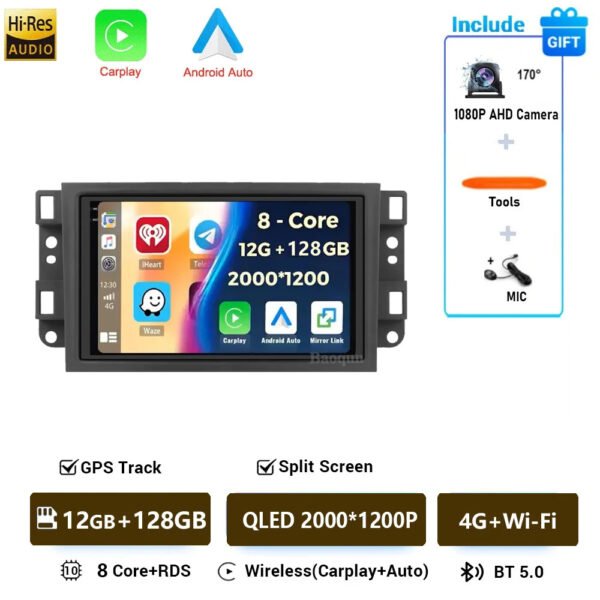 9inch Auto Screen Android For Chevrolet Captiva Aveo Lova Gentra Epica 2006 - 2012 Monitor Video 7862 No 2din Carplay Radio WIFI - Image 15