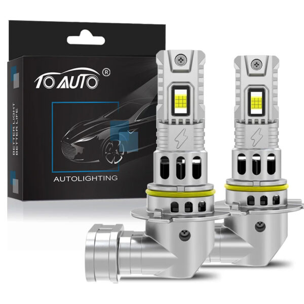 TOAUTO H4 LED Light 100W 20000LM 9005 9006 H11 H7 LED Headlight Canbus 36 CSP Car High Close Lamps Auto With Fan Turbo Lights - Image 7
