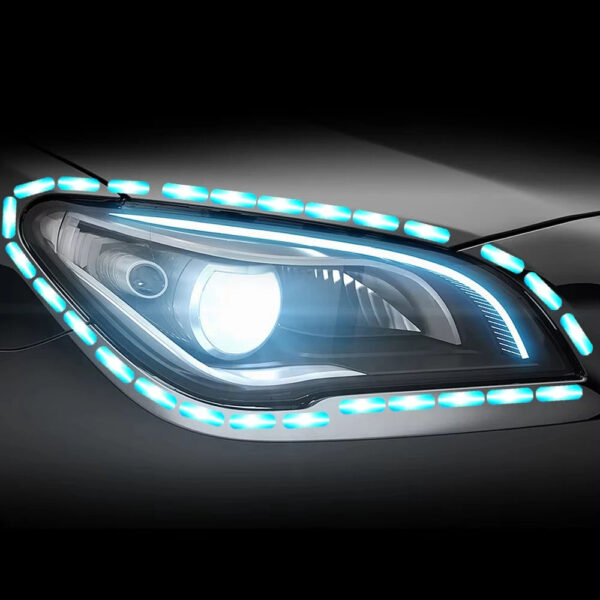 Car DIY Line Reflective Stickers Auto Motorcycles Wheel Decorative Reflective Strip Tape Night Safty Warning Decals Accessories - Image 2