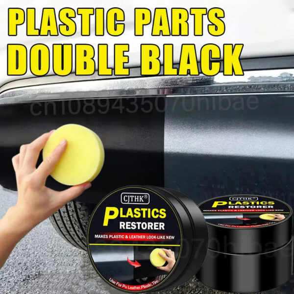 Car Plastic Restorer Auto Interior Panel Renewal Wax Coating Leather Plastic Rubber Polish Repair Auto Reconditioning Cream Care - Image 4