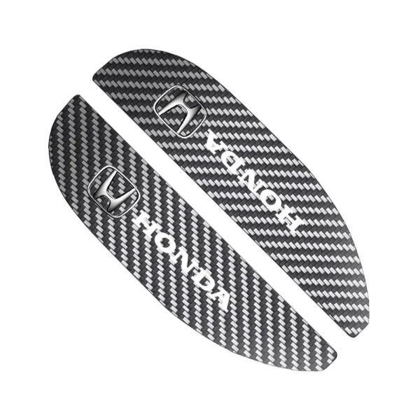 2Pcs Car Rearview Mirror Rain Eyebrow Carbon Fiber Pattern Rain Cover For Honda Civic Accord CRV Hrv Jazz Auto Accessories - Image 7