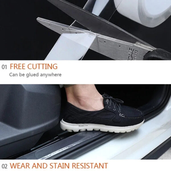 Car Sticker Anti-Scratch Door Edge Protector Car Door Threshold Protective Film Transparent Nano Tape Auto Stickers Trunk Bumper - Image 3