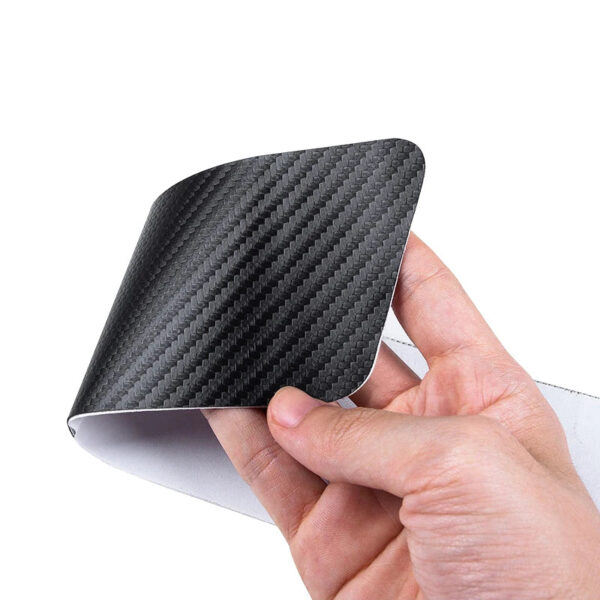 4PCS Carbon Fiber Car Sticker Auto Door Threshold Waterproof Stickers For Skoda Octavia MK2 MK3 2 3 A7 Fabia Karoq Kodiaq Rapid - Image 3