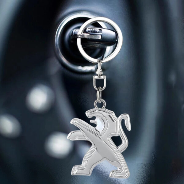 Car Key Chains Keyring Pendant Metal Keychain Holder Auto Accessories For Peugeot BB1 HX1 Partner 3008 4008 2008 5008 4007 6008 - Image 5