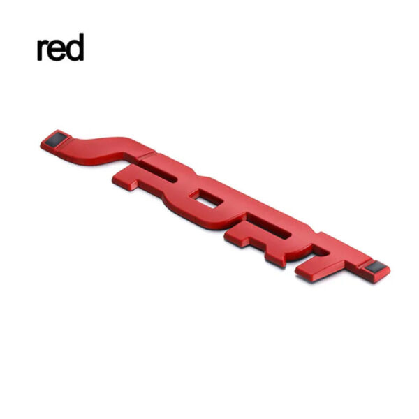 Car Accessories Sticker Styling Metal 3D Chrome Black Auto Car Trunk Racing Sport Word Letter Logo Emblem Badge Decal Sticker - Image 7