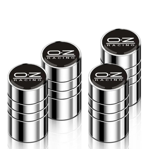 4PCS Universal Car Stickers Metal Wheel Tire Valve Caps Auto Bike Bicycle Accessories Case For OZ Racing Logo Car Styling - Image 10