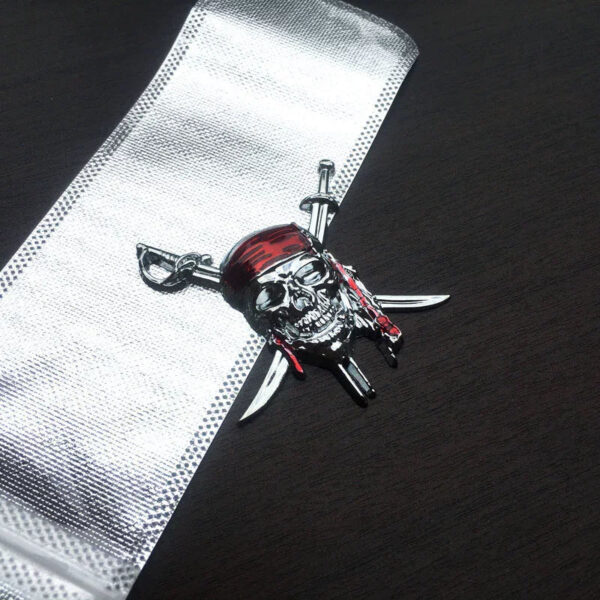 Car Styling 3D Metal Pirate Skull Emblem Badge Stickers Decals Auto Motorcycle Cover Scratches Personality Decor Accessories - Image 11
