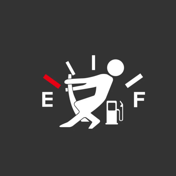 New 1PC Funny Car Stickers High Gas Consumption Decal Fuel Gage Empty Stickers Waterproof Auto Tank Stickers For Car Styling - Image 8