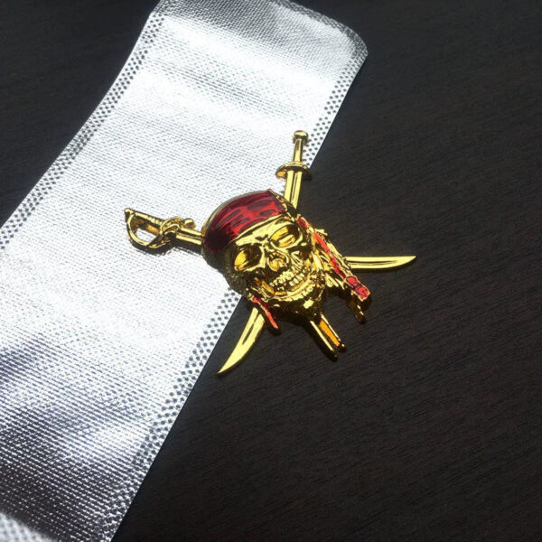 Car Styling 3D Metal Pirate Skull Emblem Badge Stickers Decals Auto Motorcycle Cover Scratches Personality Decor Accessories - Image 7