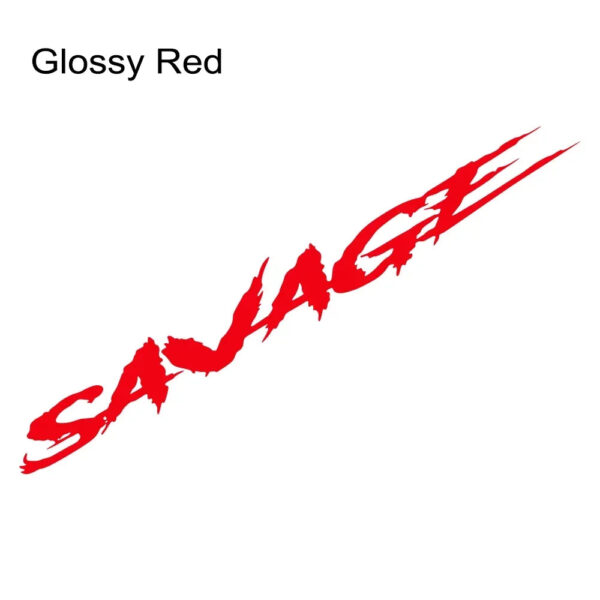 Savage Car Windshield Cool Style Sticker Auto Body Rear Window DIY Decor PVC Vinyl Film Universal Decal Car Tuning Accessories - Image 14