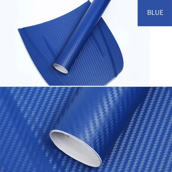 30x127cm Car 3D Carbon Fiber Roll Film Stickers DIY Vinyl Film Auto Interior Styling Carbon Fiber Decorative Decals - Image 13