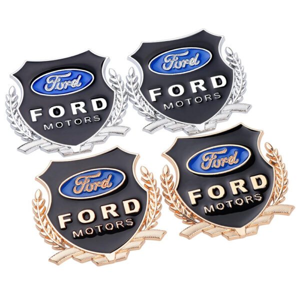 3D Metal Car Badge Body Trunk Sticker Auto Window Refit Decal Accessories For Ford Ranger Focus Kuga Mustang MAX Transit Mondeo - Image 4