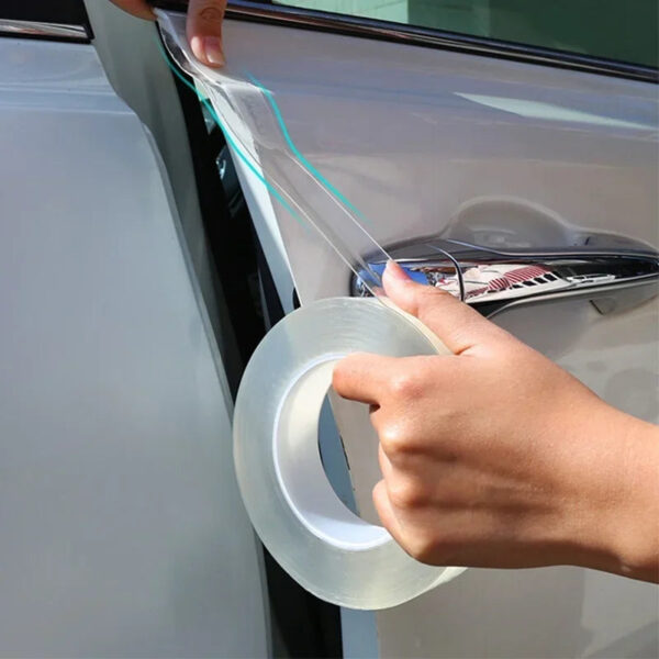 Car Sticker Anti-Scratch Door Edge Protector Car Door Threshold Protective Film Transparent Nano Tape Auto Stickers Trunk Bumper - Image 5