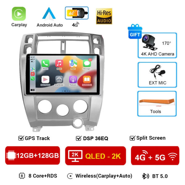 Car Radio Android 16 for Hyundai Tucson 2004-2013 Multimedia Video Player Navigation 2 Din DVD Head Unit Stereo Carplay Speakers - Image 11