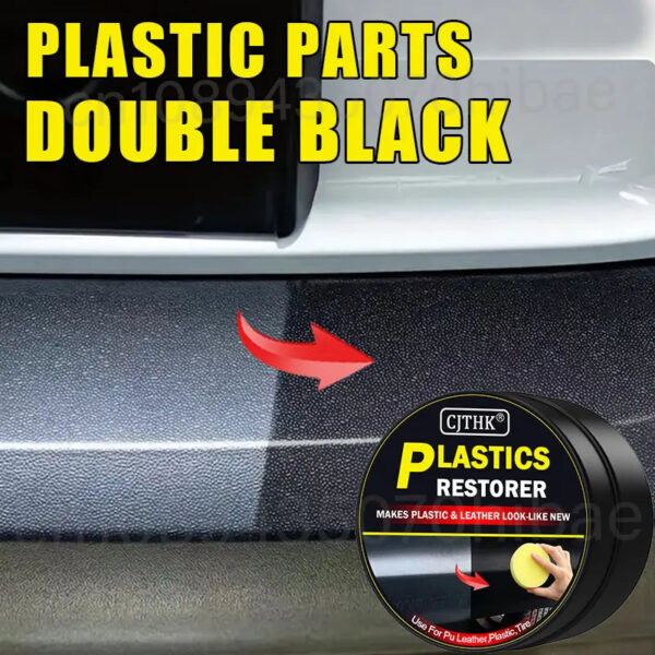 Car Plastic Restorer Back To Black Gloss Car Cleaning Products Plastic Leather Restore Auto Polish And Repair Coating Renovator - Image 2