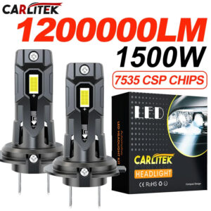 H7 LED Headlight Bulb Mini Wireless 1500W 1200000LM 6000K 7535 CSP for Car Headlamp Auto Diode Lamps H7 Turbo Led 12V Automobile