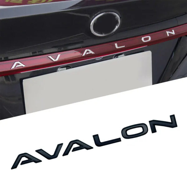 3D ABS AVALON Logo Car Side Fender Rear Trunk Emblem Badge Sticker Decals Car Styling Auto Accessories - Image 3