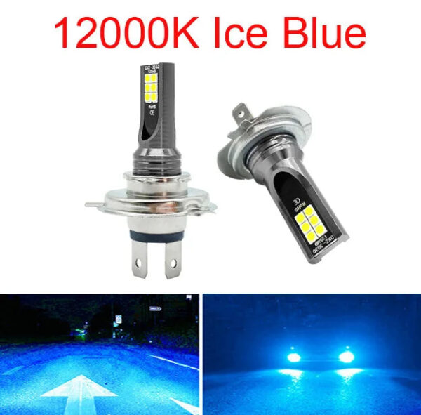 2Pcs Super Bright H4 H7 Led Bulb Car Headlight Motorcycle H1 H3 H8 H9 H11 Auto Fog Lamps 9005 9006 HB3 HB4 Light 12v 24V 80W - Image 9