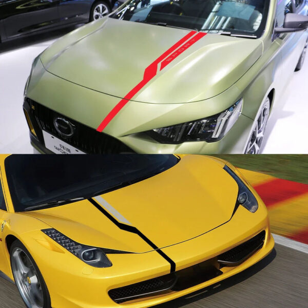 Car Hood Bonnet Sticker For Audi BMW Nissan Toyota Jeep Hyundai Ford Kia Honda Renault Subaru Graphics Sport Auto Decor Decal - Image 3