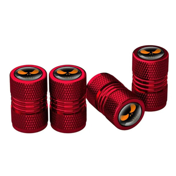 4PCS/Set Aluminium Alloy Car Wheel Tire Valve Air Caps Stem Cover Dustproof Auto Motorcycles Skull Styling Accessories Car Decor - Image 8