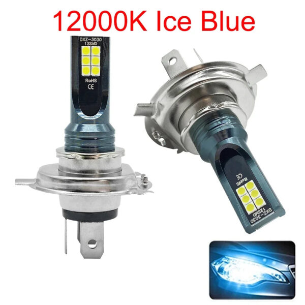 2Pcs H4 H7 LED Headlight H11 H8 H9 H10 H1 H3 Car Fog Light Bulbs 9005 9006 Auto Driving Running Lamps 12000LM 80W 12V - Image 8