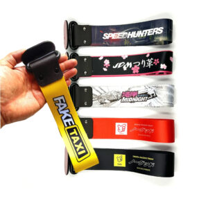 JDM Racing Car Tow Strap Hook Universal Durable Rear Front Towing Equipment for Autos Tuning Accessories Drift Charm Decoration