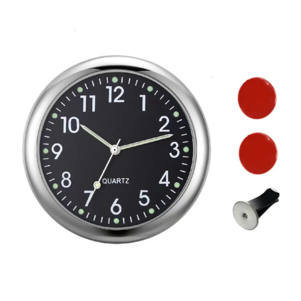 Mini Car Quartz Clock Electronic Air Outlets Clock Luminous Bicycle Motorcycle Watch Auto Car Dashboard Clock - Image 9
