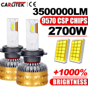 2700W H1 LED Headlight 3500000LM Led Canbus Car Lamps H4 H7 H11 H8 9005 9006 HB3 HB4 9012 HIR2 Fog Lamps Car Light 2 Copper Tube