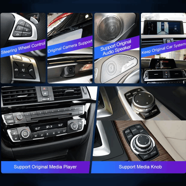 Android 14 Auto Car Radio Carplay Screen For Audi Q7 4L 2005-2015 MMI 2G 3G GPS Navi with Rear Camera Automotive Multimedia DSP - Image 6