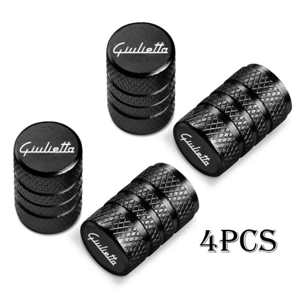 Car Wheel Tire Valve Caps Tyre Stem Covers Airdust Waterproof For alfa romeo Giulietta Auto Accessories - Image 10