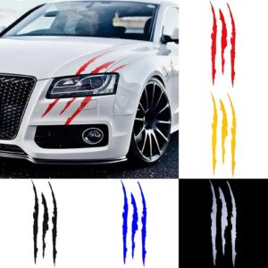 Monster Claw Scratch Car Stickers  Auto Stripe Marks Headlight Vinyl Decal for Car SUV Body Decorative Stickers car accessories