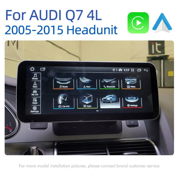 Android 14 Car Screen Player For Audi Q7 4L 2005-2015 GPS Navi Multimedia Stereo 8+128GB RAM 5G WIFI Carplay Qualcomm 8 Core - Image 3