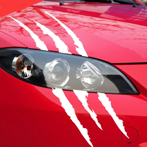 Car Monster Claw Scratch Decal Reflective Sticker For Car Auto Headlight Decoration Vinyl Decal - Image 2