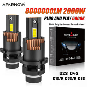 D2S D4S D2R D4R Led Car Headlight Canbus HID D1S D3S D1R D3R Led Xenon Bulb 1:1 Turbo Led Car Lamp Auto Light 6000K Plug & Play