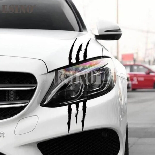 Car Styling Ghost Claw Scratch Stripe Marks Headlight Decal Vinyl Decal Auto Body Decorative Stickers PVC Carving Vinyl Decal - Image 4