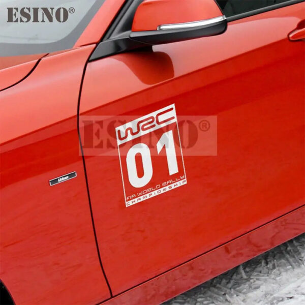 New Car Styling Creative Auto Decorative Decals WRC FIA World Rally Championship Car Door Vinyl Car Body Decals - Image 3