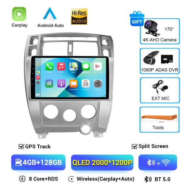 Car Radio Android 16 for Hyundai Tucson 2004-2013 Multimedia Video Player Navigation 2 Din DVD Head Unit Stereo Carplay Speakers - Image 7